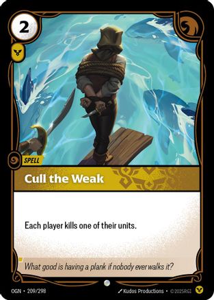 (209/298) Cull the Weak - Origins