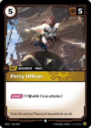 (215/298) Petty Officer - Origins Foil