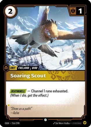 (216/298) Soaring Scout - Origins Foil