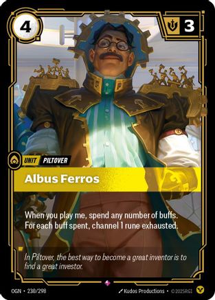 (230/298) Albus Ferros - Origins Foil