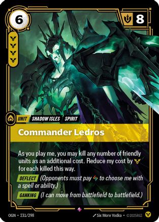 (231/298) Commander Ledros - Origins Foil