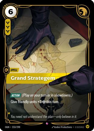 (233/298) Grand Strategem - Origins Foil