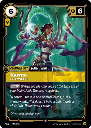 (235/298) Karma - Channeler - Origins Foil