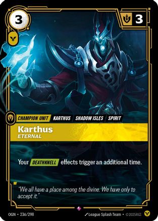 (236/298) Karthus - Eternal - Origins Foil