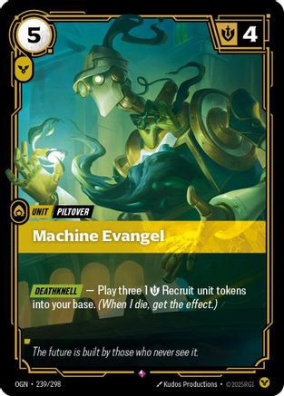(239/298) Machine Evangel - Origins Foil