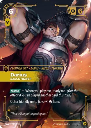 (243/298) Darius - Executioner - Origins Foil