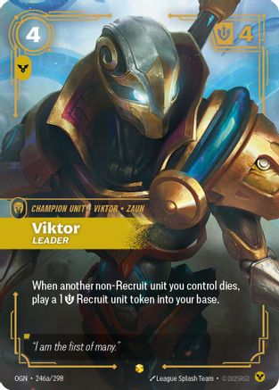 (246a/298) Viktor - Leader (Alternate Art) - Origins Foil