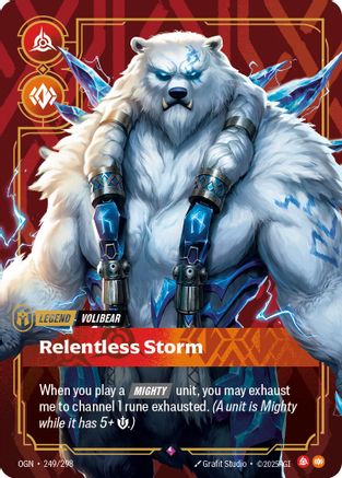 (249/298) Volibear - Relentless Storm - Origins Foil