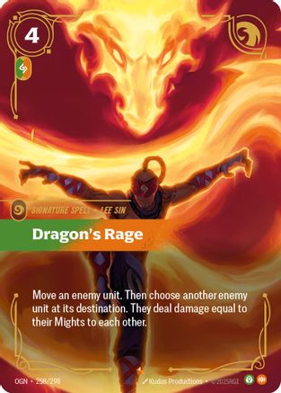 (258/298) Dragon's Rage - Origins Foil