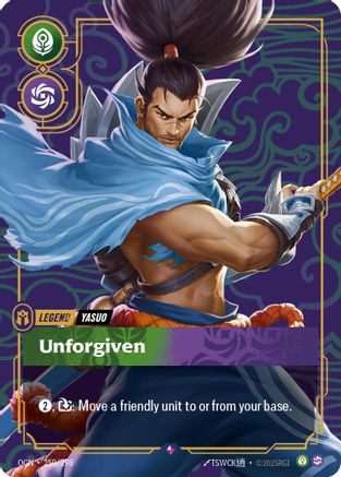 (259/298) Yasuo - Unforgiven - Origins Foil