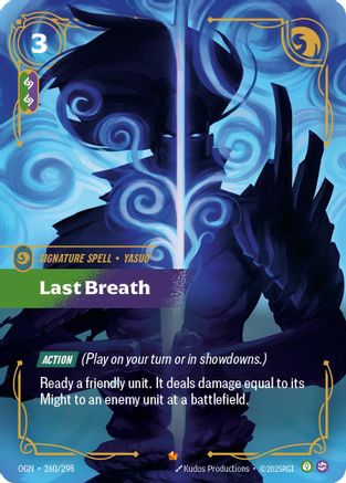 (260/298) Last Breath - Origins Foil