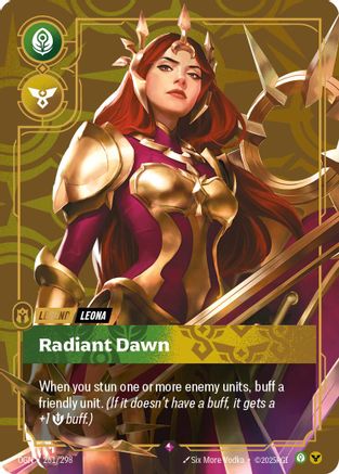(261/298) Leona - Radiant Dawn - Origins Foil