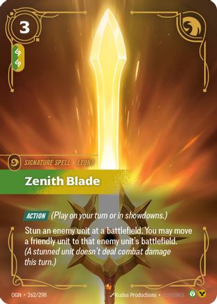 (262/298) Zenith Blade - Origins Foil