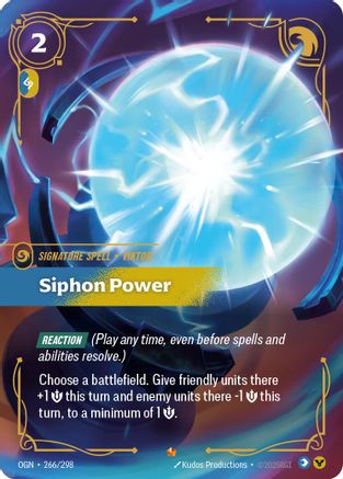 (266/298) Siphon Power - Origins Foil