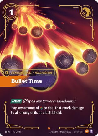 (268/298) Bullet Time - Origins Foil