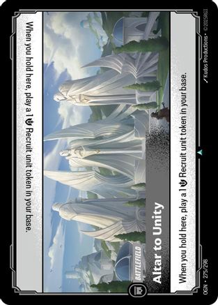 (275/298) Altar to Unity - Origins