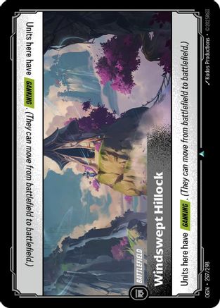 (297/298) Windswept Hillock - Origins Foil