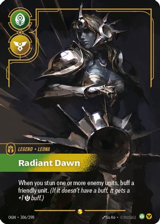 (306/298) Leona - Radiant Dawn (Showcase) - Origins Foil