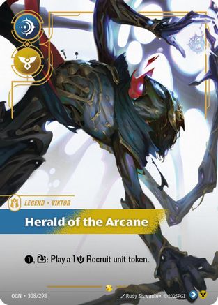 (308/298) Viktor - Herald of the Arcane (Showcase) - Origins Foil