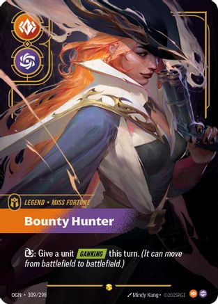 (309/298) Miss Fortune - Bounty Hunter (Showcase) - Origins Foil