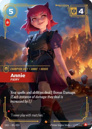 (001/024) Annie - Fiery - Origins Proving Grounds