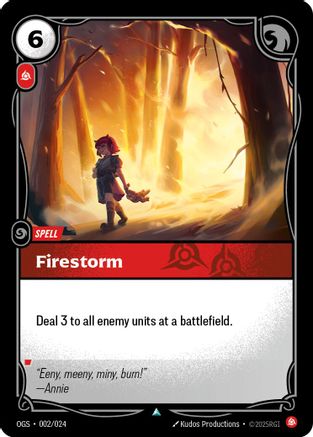 (002/024) Firestorm - Origins Proving Grounds