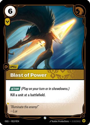 (012/024) Blast of Power - Origins Proving Grounds