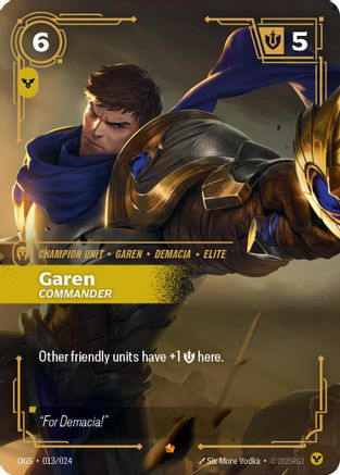 (013/024) Garen - Commander - Origins Proving Grounds