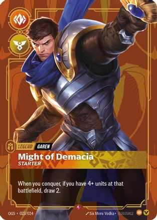 (023/024) Garen - Might of Demacia (Starter) - Origins Proving Grounds