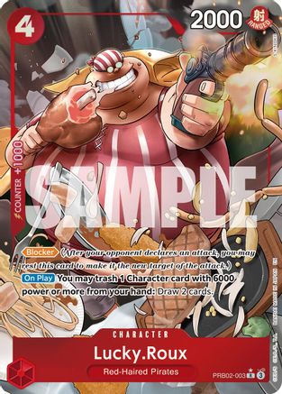 (PRB02-003) Lucky.Roux (Alternate Art) - Premium Booster -The Best- Vol. 2 Foil