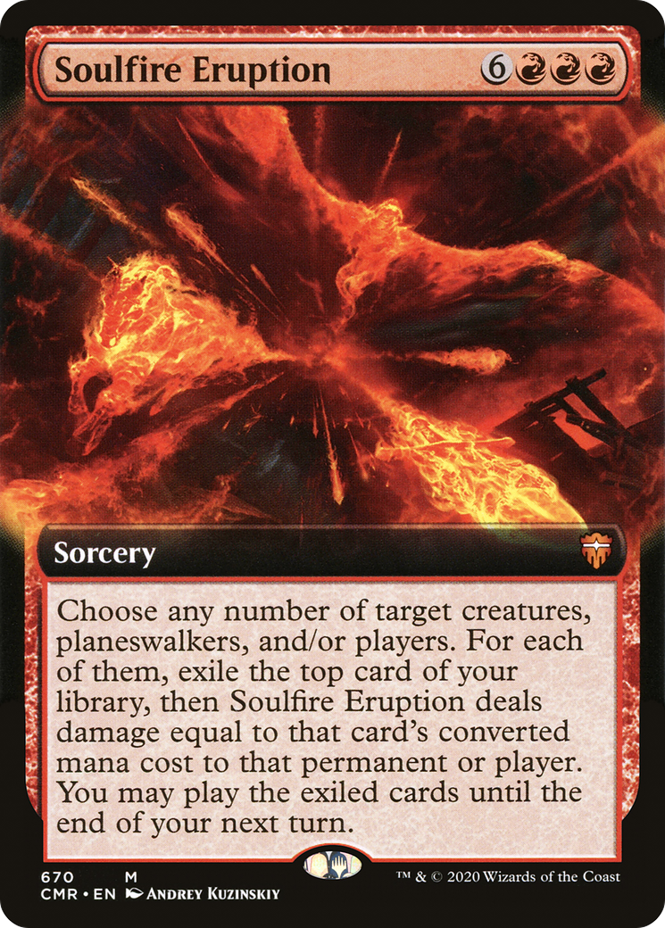 Soulfire Eruption (CMR-670) - Commander Legends: (Extended Art)