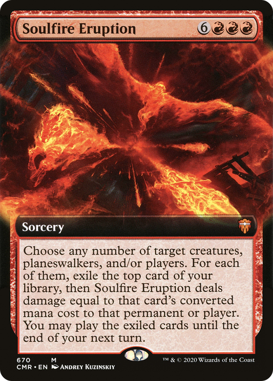 Soulfire Eruption (CMR-670) - Commander Legends: (Extended Art)