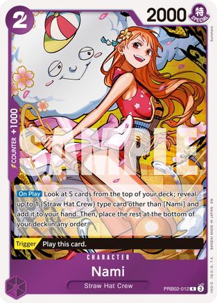 (PRB02-012) Nami - Premium Booster -The Best- Vol. 2 Foil