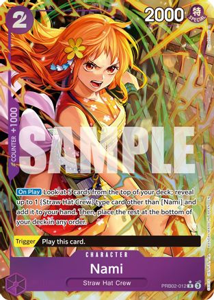 (PRB02-012) Nami (Alternate Art) - Premium Booster -The Best- Vol. 2 Foil