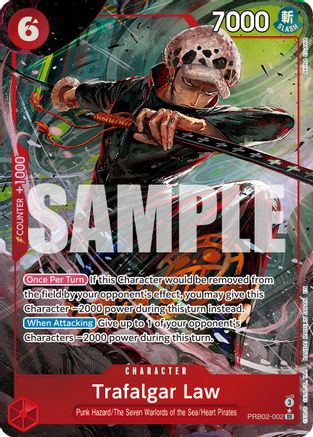 (PRB02-002) Trafalgar Law (Alternate Art) - Premium Booster -The Best- Vol. 2 Foil