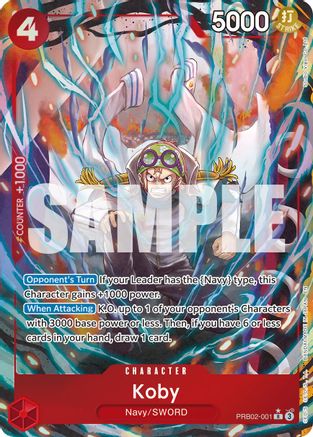 (PRB02-001) Koby (Alternate Art) - Premium Booster -The Best- Vol. 2 Foil