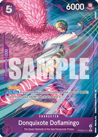 (PRB02-011) Donquixote Doflamingo (Alternate Art) - Premium Booster -The Best- Vol. 2 Foil