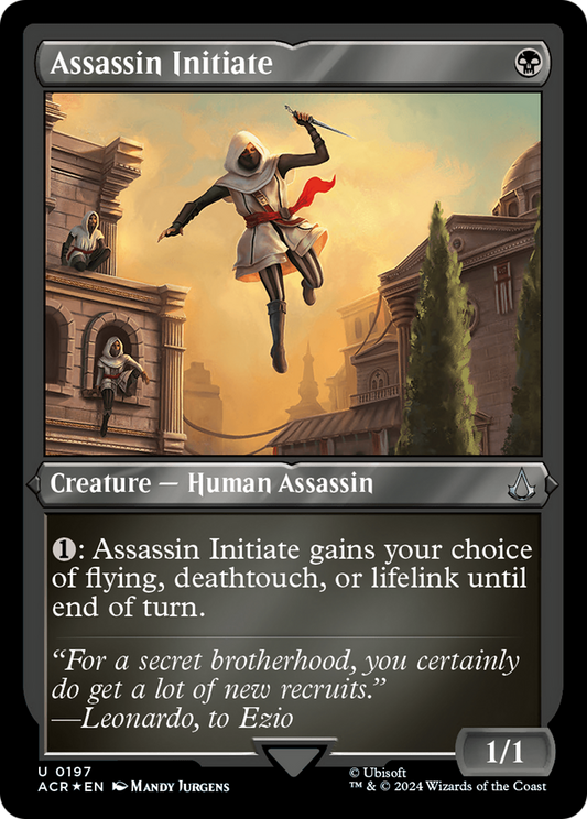 Assassin Initiate (ACR-197) - Assassin's Creed Etched Foil