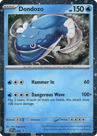 Dondozo (Cosmos Holofoil) (12) - SV Scarlet & Violet Promo Cards Holofoil - Promo