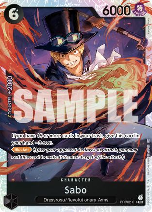 (PRB02-014) Sabo - Premium Booster -The Best- Vol. 2 Foil