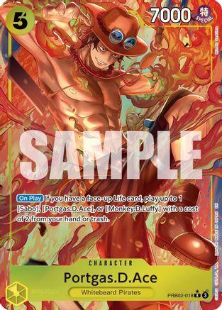 (PRB02-018) Portgas.D.Ace (Alternate Art) - Premium Booster -The Best- Vol. 2 Foil