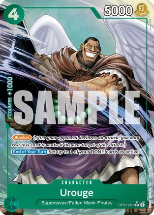 (OP07-021) Urouge (Alternate Art) - Premium Booster -The Best- Vol. 2 Foil