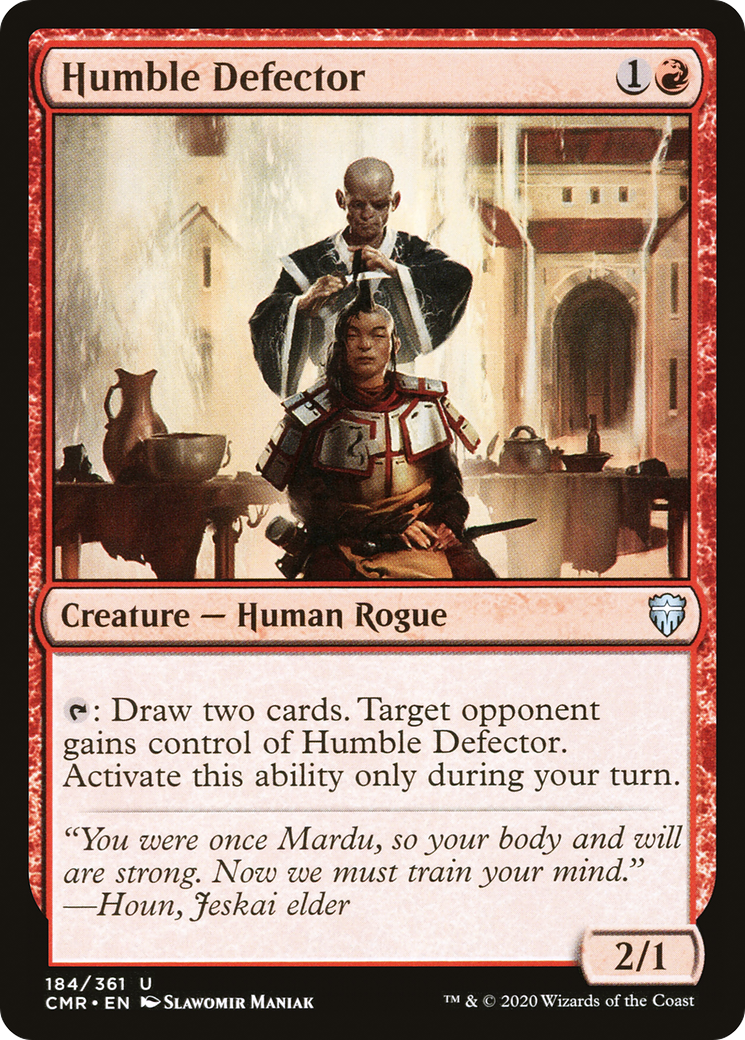 Humble Defector (CMR-184) - Commander Legends Foil