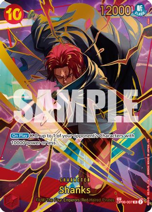 (OP06-007) Shanks (Alternate Art) - Premium Booster -The Best- Vol. 2 Foil
