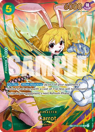 (OP08-023) Carrot (Alternate Art) - Premium Booster -The Best- Vol. 2 Foil