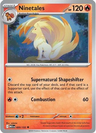Ninetales (20/132) - ME01 Mega Evolution  - Uncommon
