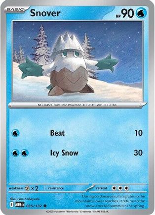 Snover (35/132) - ME01 Mega Evolution  - Common