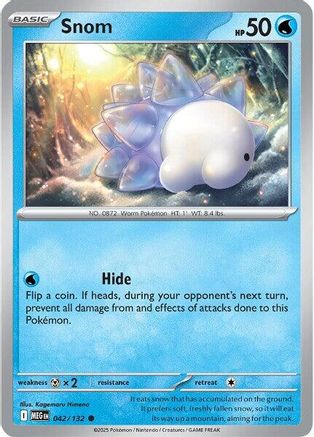 Snom (42/132) - ME01 Mega Evolution  - Common