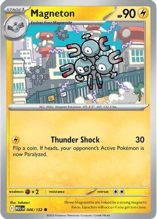 Magneton (46/132) - ME01 Mega Evolution Reverse Holofoil - Common