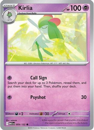 Kirlia (59/null) - ME01 Mega Evolution  - Common